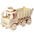 Бутик Бесцветные деревянные игрушки-грузовик